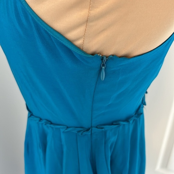 Anthropologie Moulinet Soeurs Island Nightfall Silk Embellished Dress - Picture 8 of 11